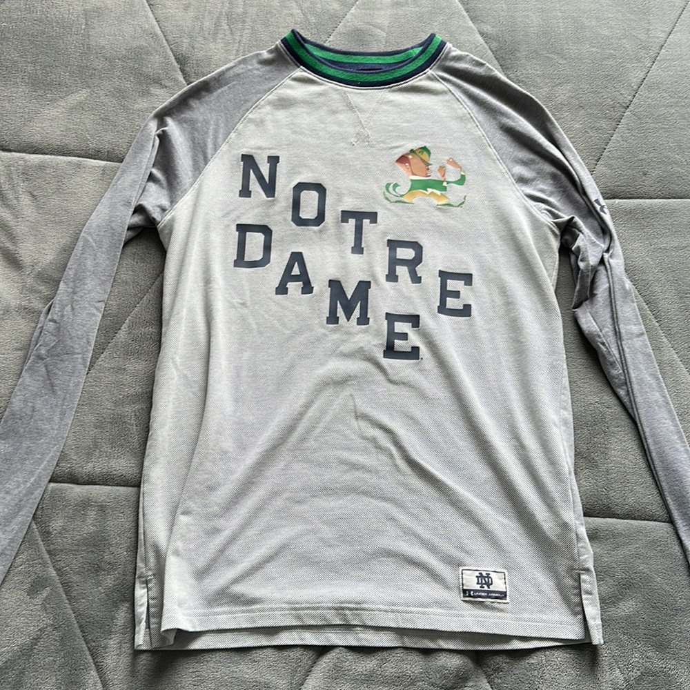 Notre Dame under Armour long sleeve tee